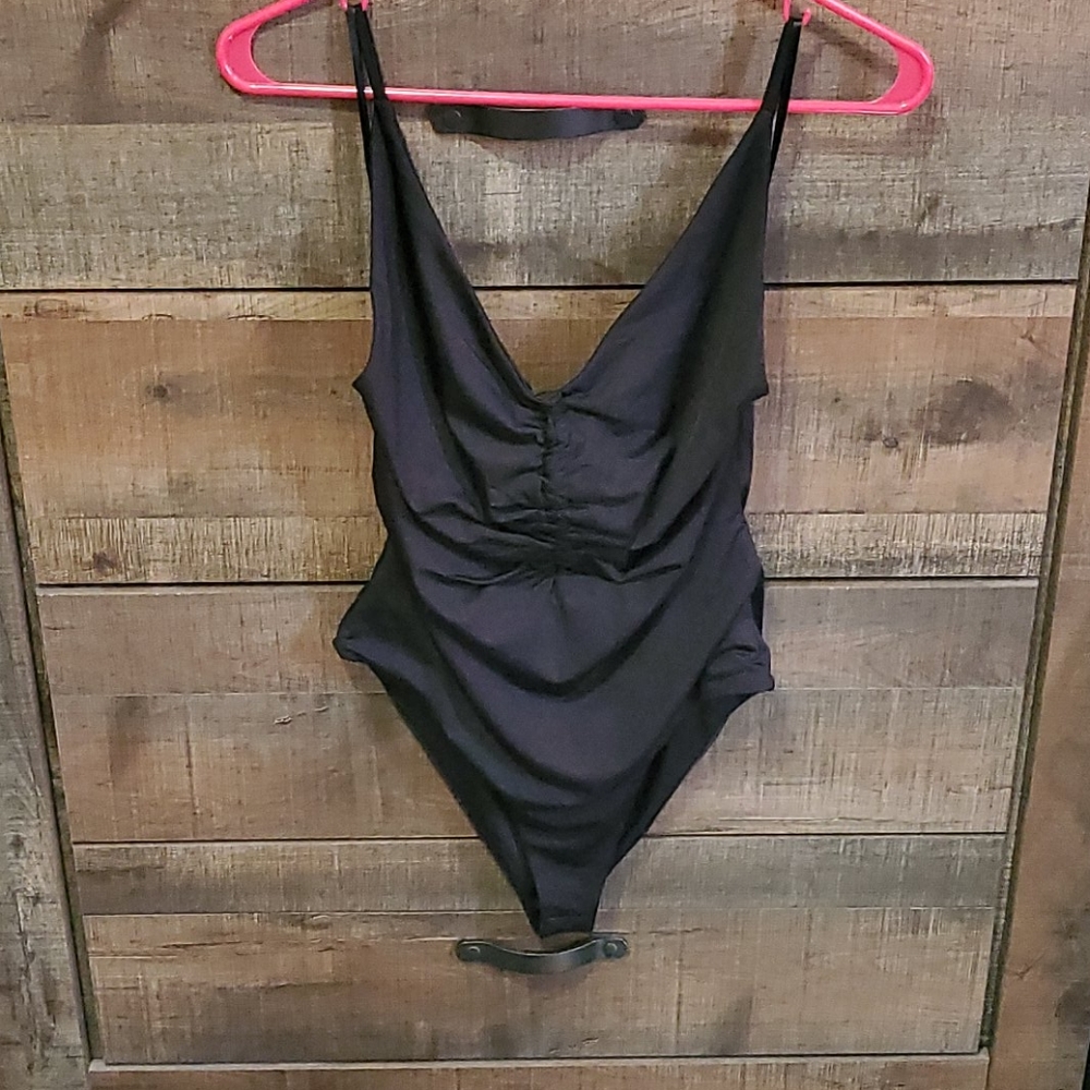 NWT Black bodysuit